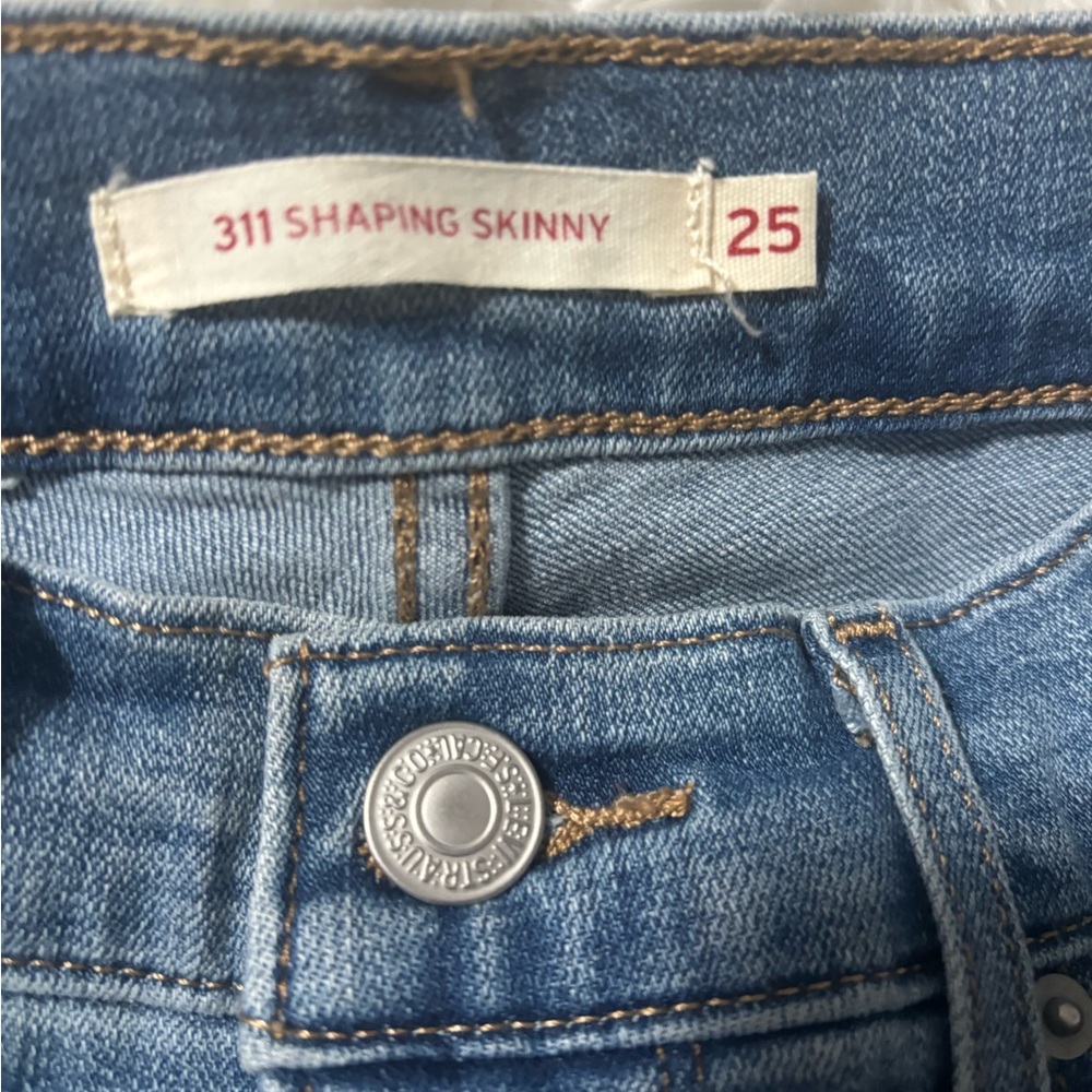 Levi's Blue Denim Shaping Skinny Jeans